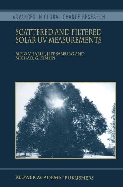 Scattered and Filtered Solar UV Measurements 1st Edition Epub