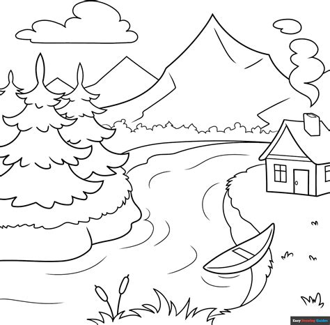 Scenery Printable Coloring Pages