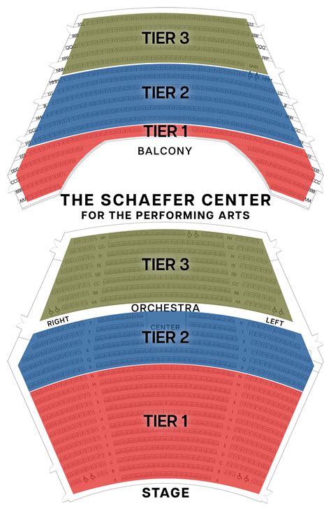 Schaefer Center Seating Chart