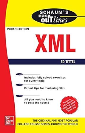 Schaum's Easy Outline of XML 1st Edition Doc