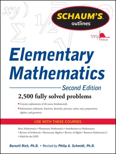 Schaum's Outline of Review of Elementary Mathematics 2nd Edition Reader