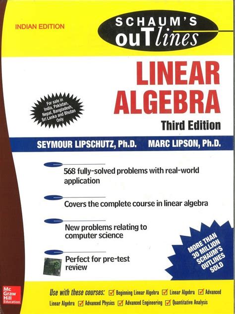 Schaum s Outline of Linear Algebra Epub