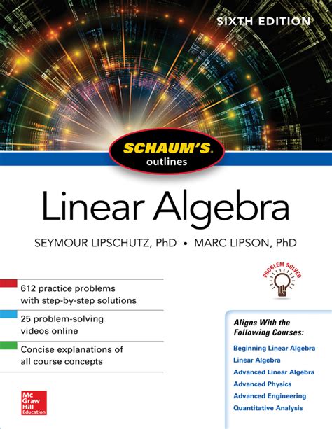 Schaum s Outline of Linear Algebra Sixth Edition Schaum s Outlines Reader