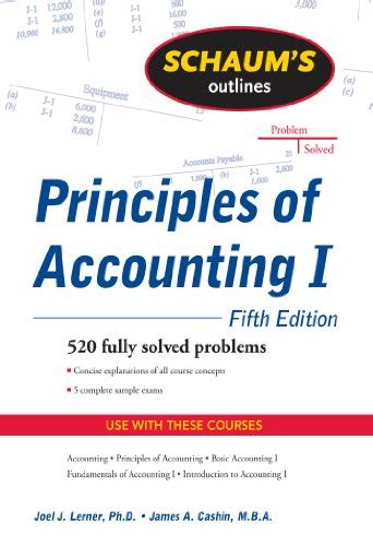 Schaums Outline of Principles of Accounting I (Schaums) Ebook PDF