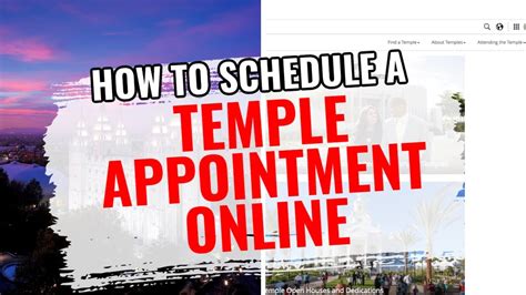 Schedule a Temple Appointment: A Comprehensive Guide