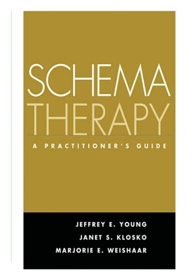 Schema Therapy A Practitioner's Guide PDF