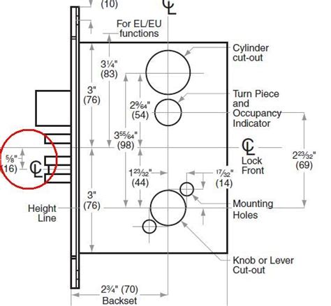 Schlage L9080 Template
