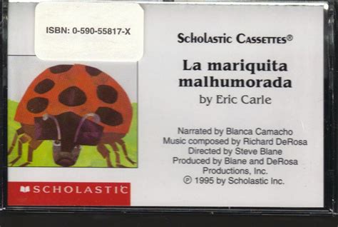 Scholastic Cassettes La Mariquita Malhumorada Scholastic Cassettes PDF