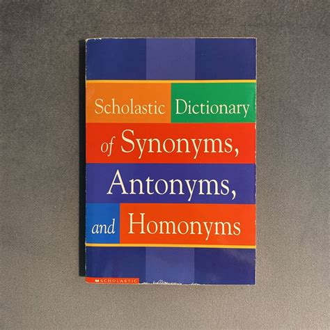 Scholastic Dictionary of Synonyms PDF