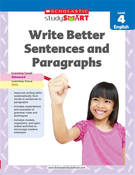 Scholastic Study Smart Write Better Sentences and Paragraphs Grade 4 Reader