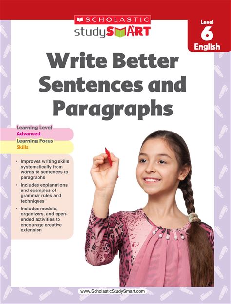 Scholastic Study Smart Write Better Sentences and Paragraphs Grade 6 Doc