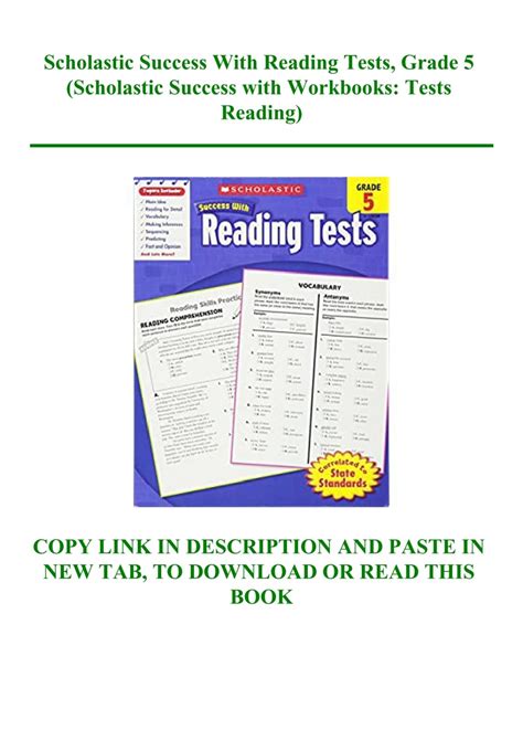 Scholastic Success Tests Grade Workbooks Kindle Editon