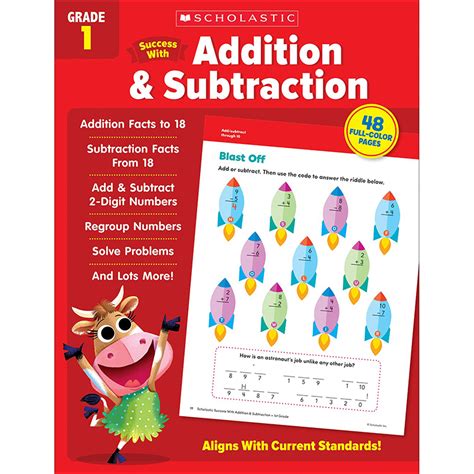 Scholastic Success With Addition and Subtraction Workbook Grade 1 Doc