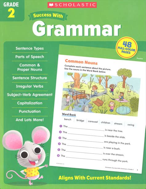 Scholastic Success With Grammar Grade 2 Reader