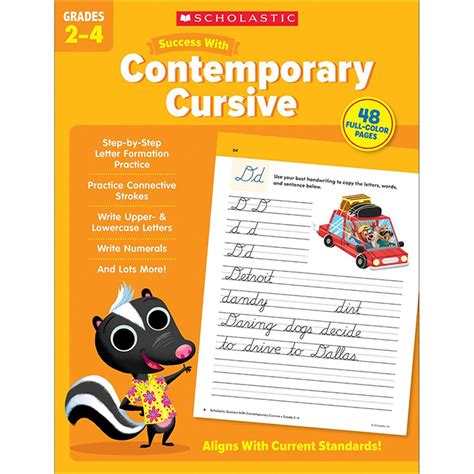 Scholastic Success with Contemporary Cursive Grades 2-4 Kindle Editon