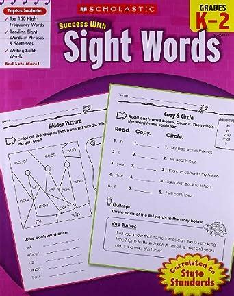 Scholastic Success with Sight Words Epub