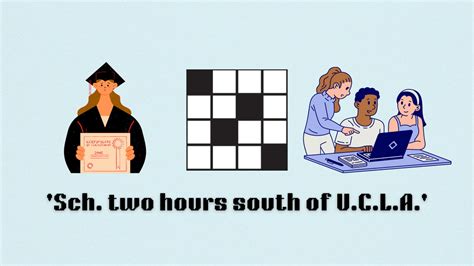 School 2 hrs South of UCLA Crossword Clue