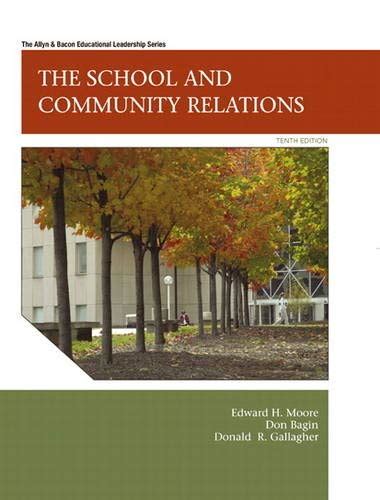 School And Community Relations 10th Edition Ebook PDF