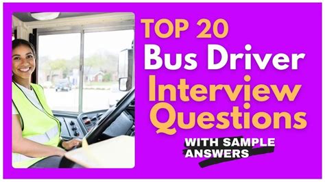 School Bus Driver Interview Questions And Answers PDF