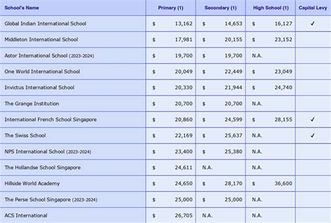 School Fees in Singapore: An Overview