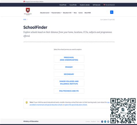 School Finder MOE: A Comprehensive Guide for Parents and Students