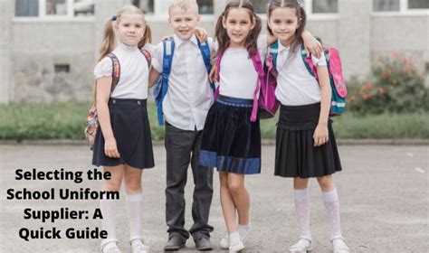 School Uniform Supplier Singapore: A Buying Guide for 2023