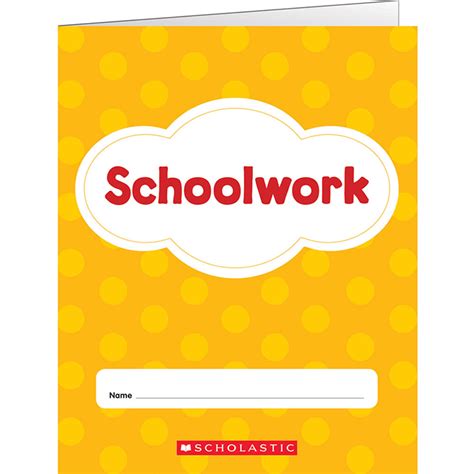 Schoolwork Folder PDF