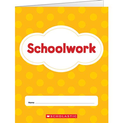 Schoolwork Folder PDF