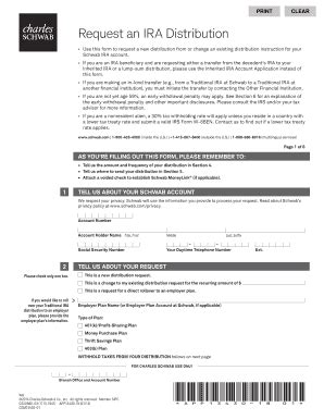 Schwab IRA Distribution Form: A Comprehensive Guide to Requesting Retirement Withdrawals