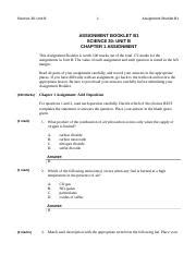 Science 30 Assignment Booklet Answer Key Doc