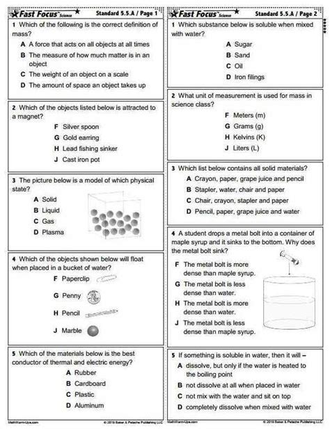 Science 8 Blm Answer Key Doc