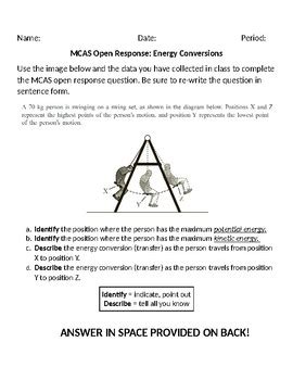 Science Mcas Open Response Answer Sheet Epub