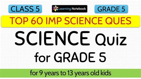 Science Questions And Answers For Grade 5 Epub