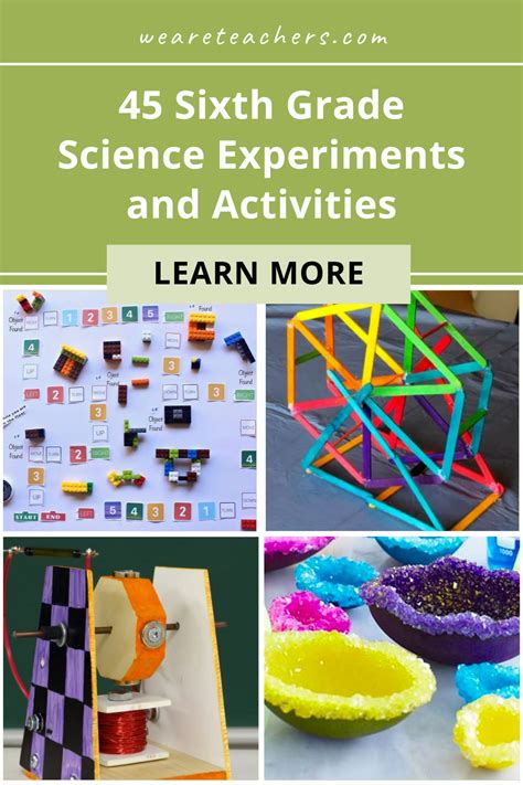 Science for 6th Graders: 40 Incredible Experiments and 10 Unforgettable Projects