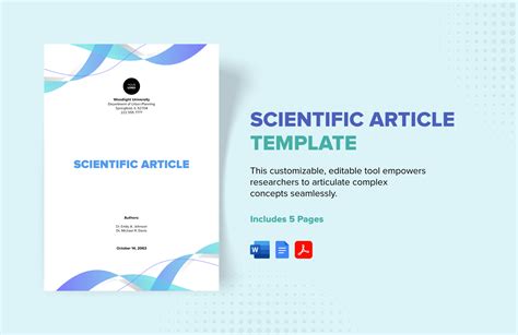 Scientific Article Template