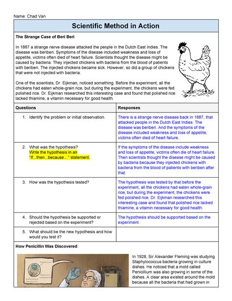 Scientific Method In Action Answers Epub