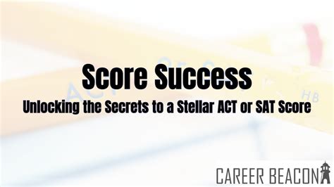 Score an Stellar 18 on the ACT