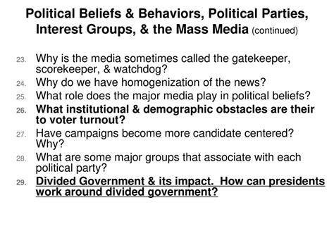 Scorekeeper AP Government: Definition and Role in the American Political System