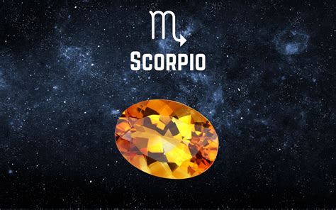 Scorpio Birthstone: Empower Your Inner Intensity with Citrine, Topaz, and Garnet