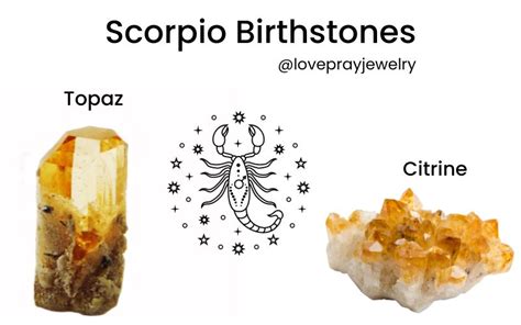 Scorpio Birthstone 2025: Citrine VS Topaz