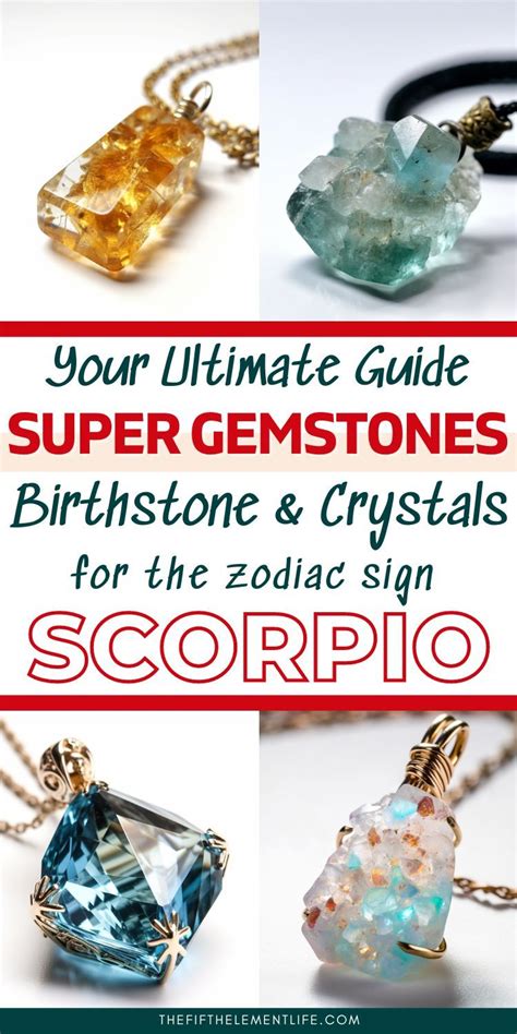 Scorpio Crystal: The Mystical Gemstone of Transformation