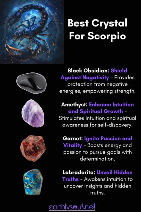 Scorpio Crystals: A Guide to Power and Transformation