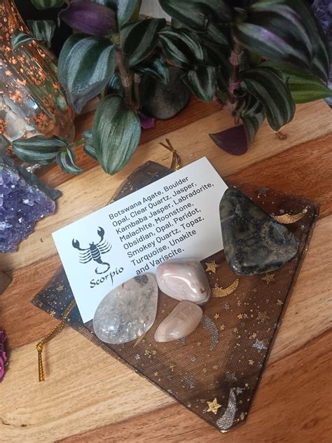 Scorpio Crystals: Empower Your Transformation with Celestial Guidance