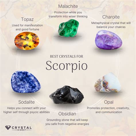 Scorpio Crystals and Stones: Unraveling the Secrets of the Zodiac's Intriguing Sign