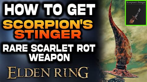 Scorpions Stinger: A Formidable Weapon in Elden Ring