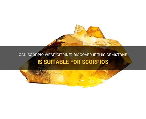 Scorpios Birthstone: Topaz and Citrine, A Gemstone for Transformation and Abundance