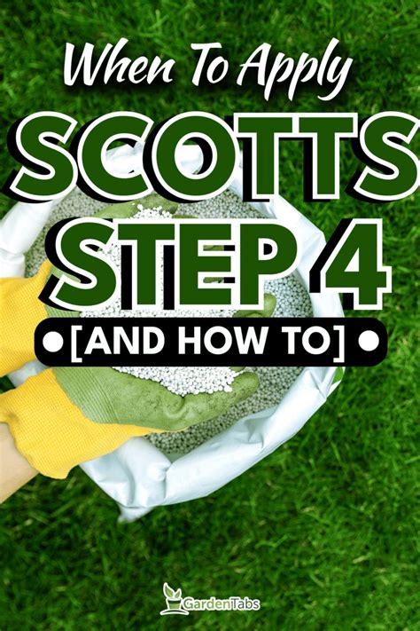 Scott's Step 4 Fertilizer: The Ultimate Guide