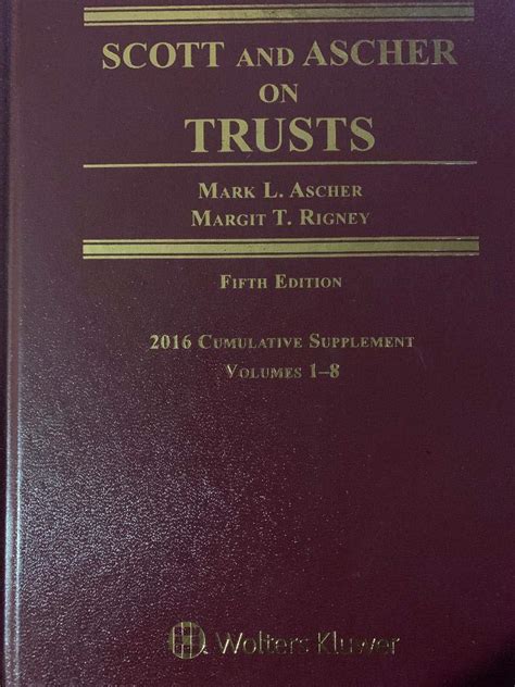 Scott and Ascher on Trusts 2013 PDF