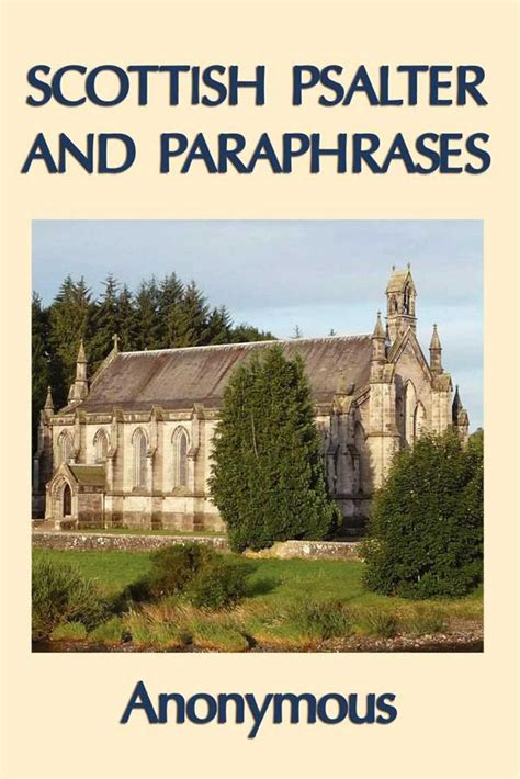Scottish Psalter and Paraphrases Kindle Editon