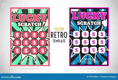 Scratch Ticket Template